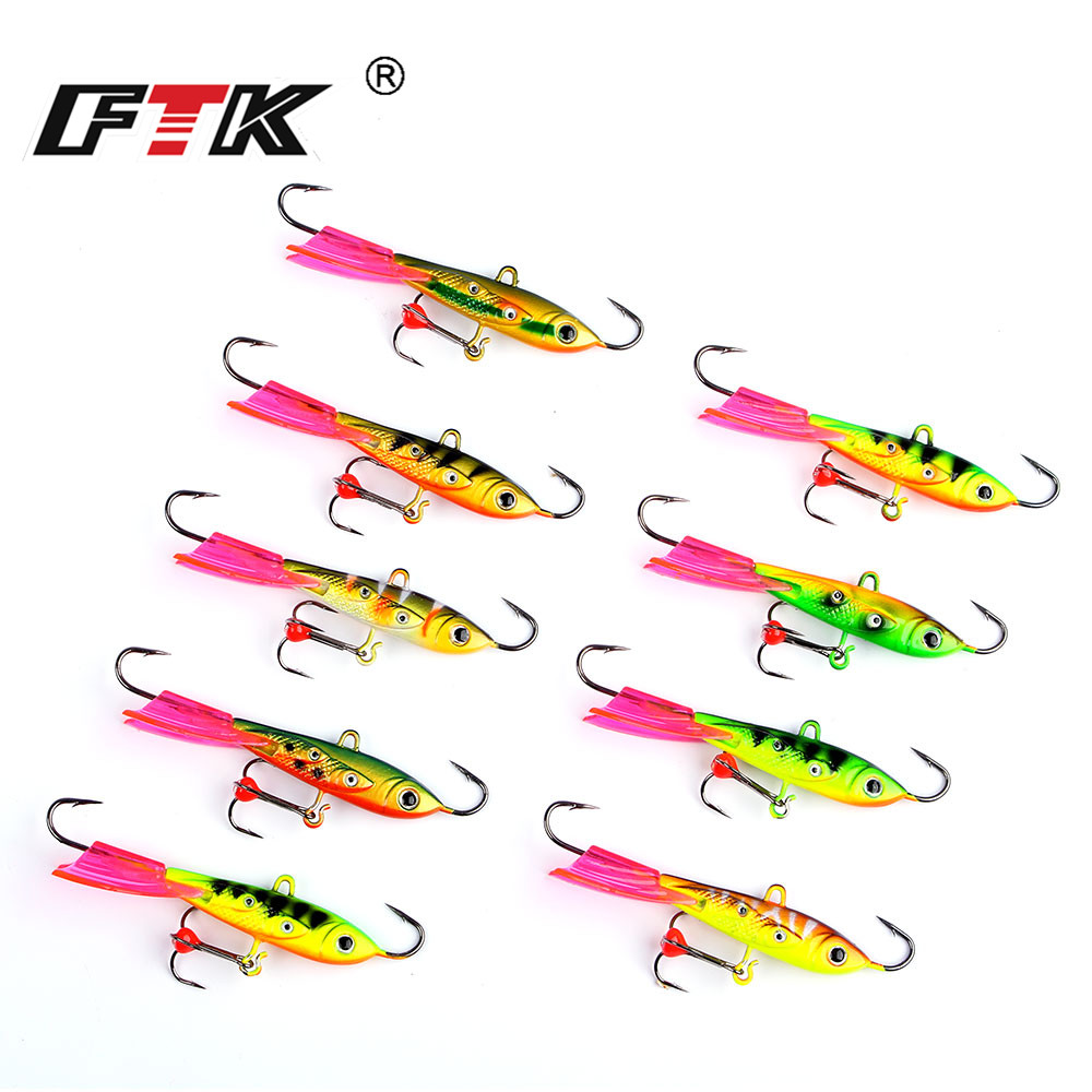 Fishing Hook Treble - FTK Metal Balancer Ijsvissen Lokken 3D