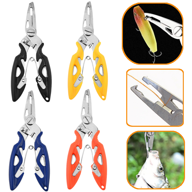 Fishing Hook Remover - Draagbare vistang Roestvrijstalen haaktrekker Gevlochten lijnsnijgereedschap