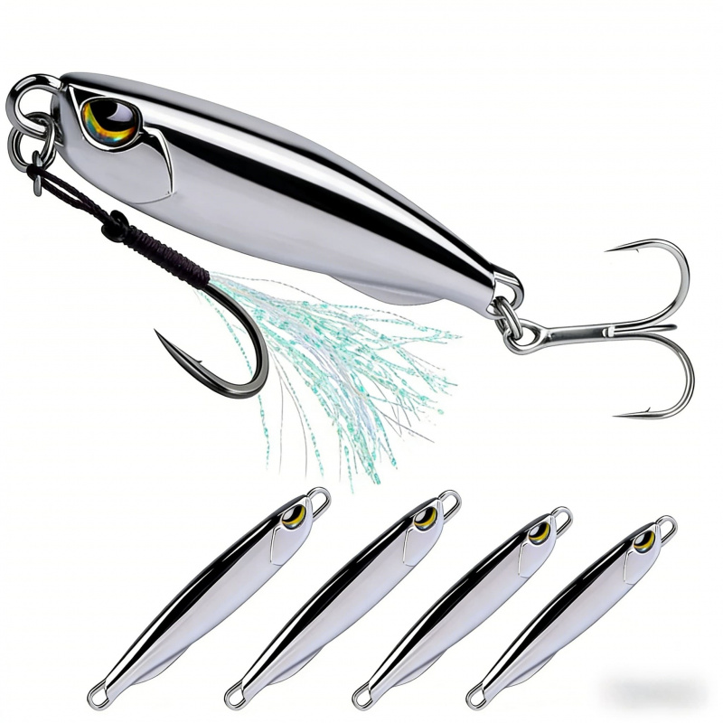 Fishing Hook Treble - Lure Iron Plate10-80G Metalen zinkende lange-werp