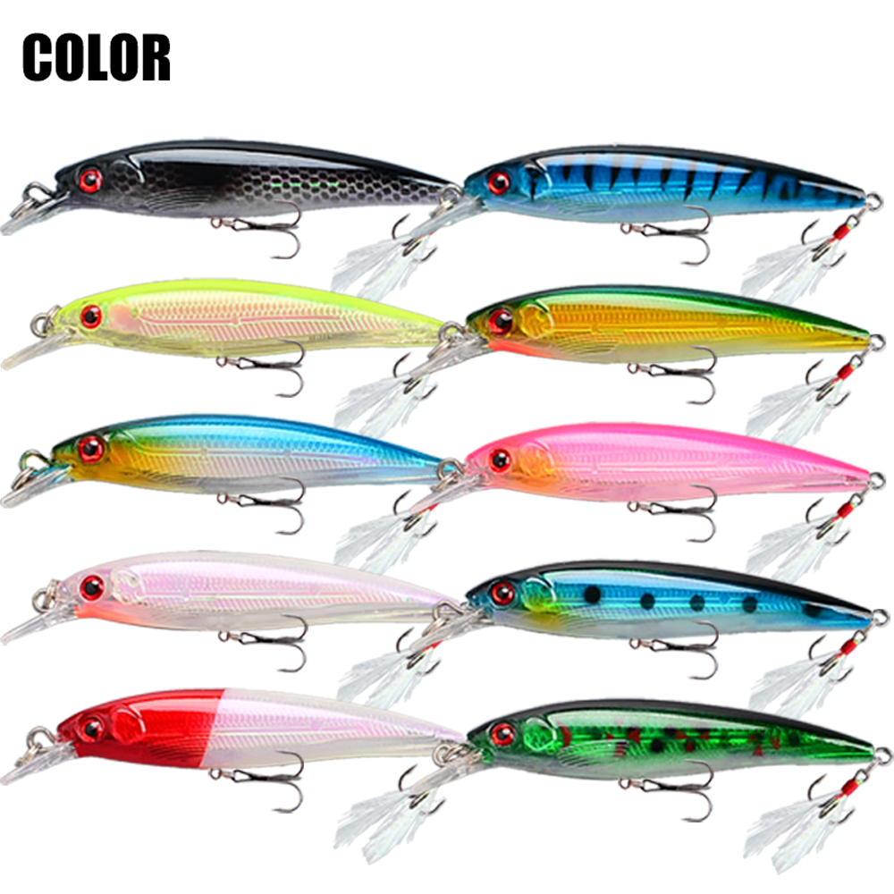 10 stuks Bionic Minnow Fishing - Fishing Hook Treble recensie en prijs