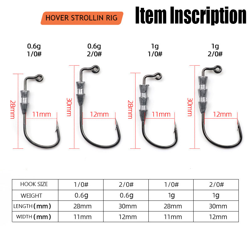 WODJYJ 10 stuks 0.6g 1g vissen - Fishing Hook Barbless recensie en prijs