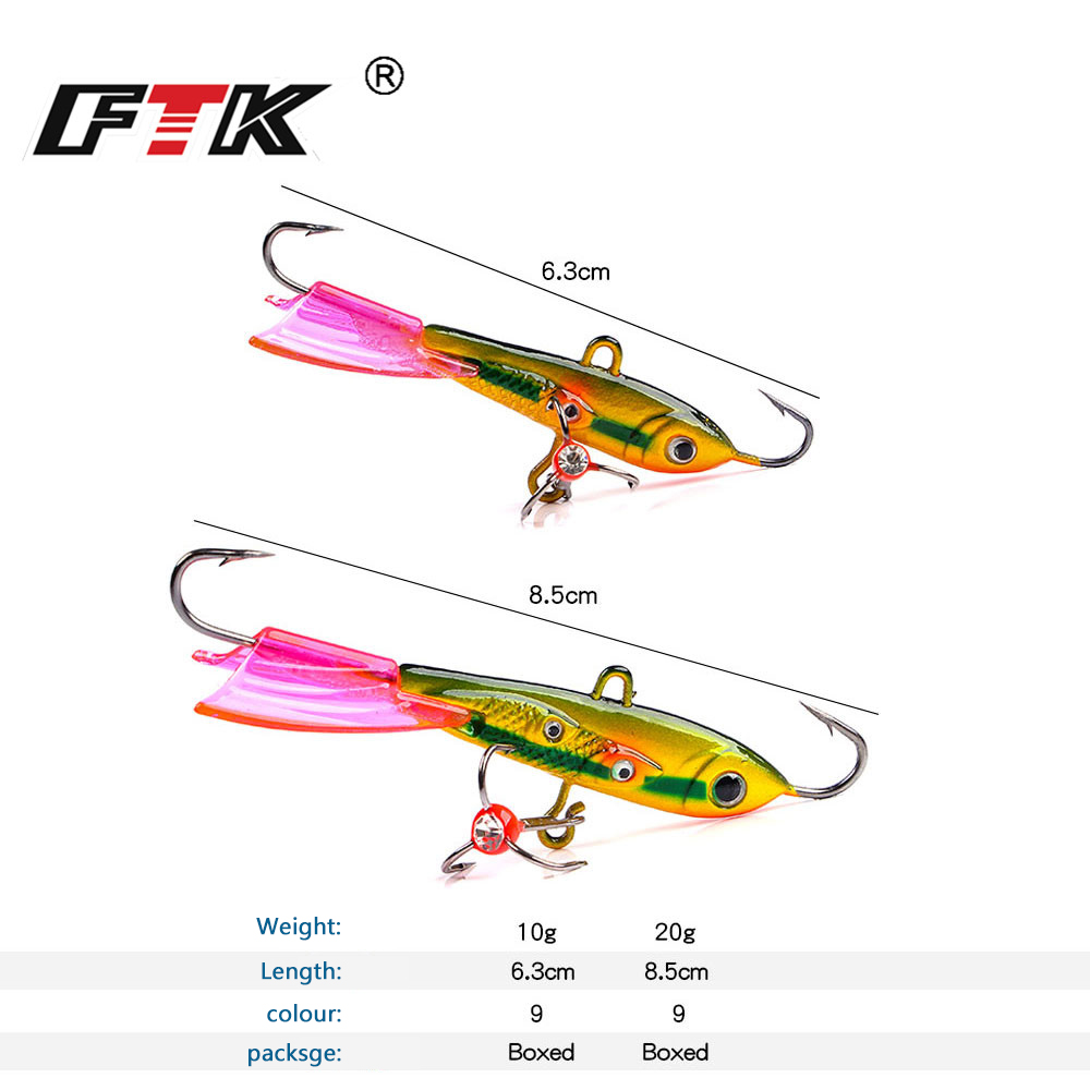FTK Metal Balancer Ijsvissen L - Fishing Hook Treble recensie en prijs