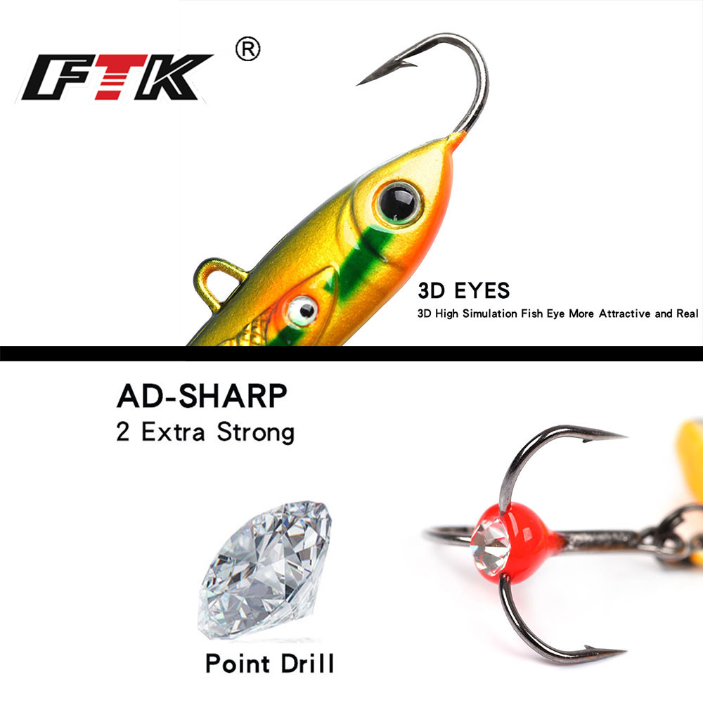 FTK Metal Balancer Ijsvissen L - Fishing Hook Treble recensie en prijs