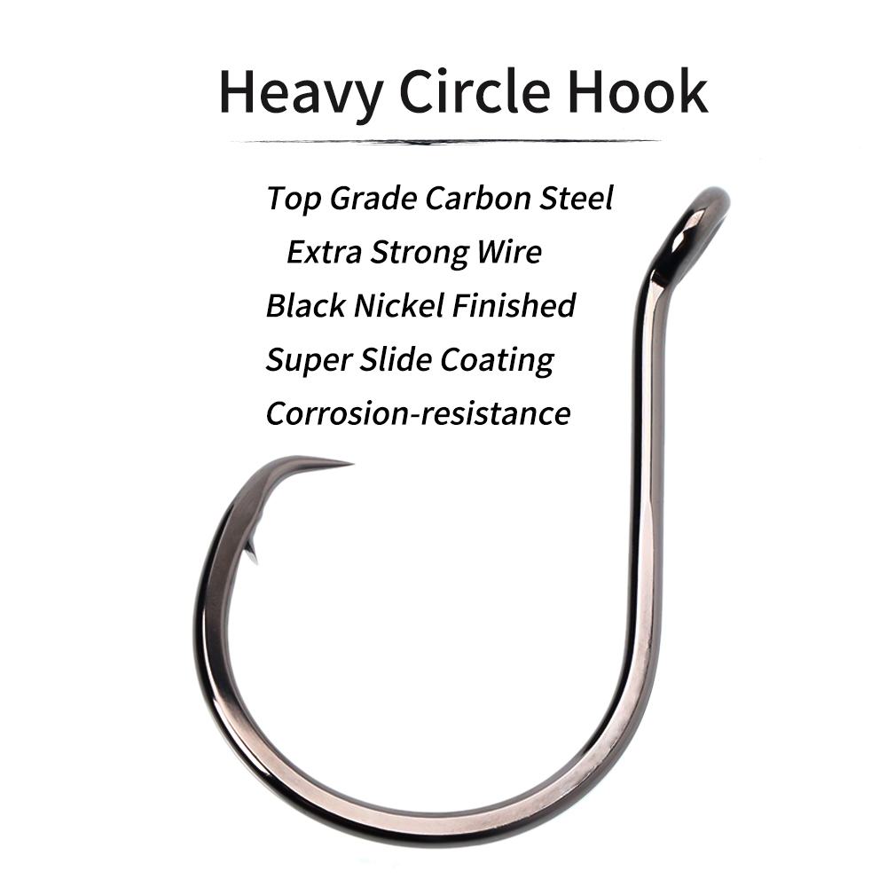 Lionriver Zwart Nikkel Zware C - Fishing Hook Circle recensie en prijs