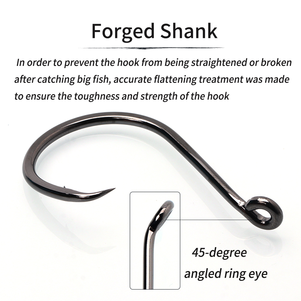 Lionriver Zwart Nikkel Zware C - Fishing Hook Circle recensie en prijs