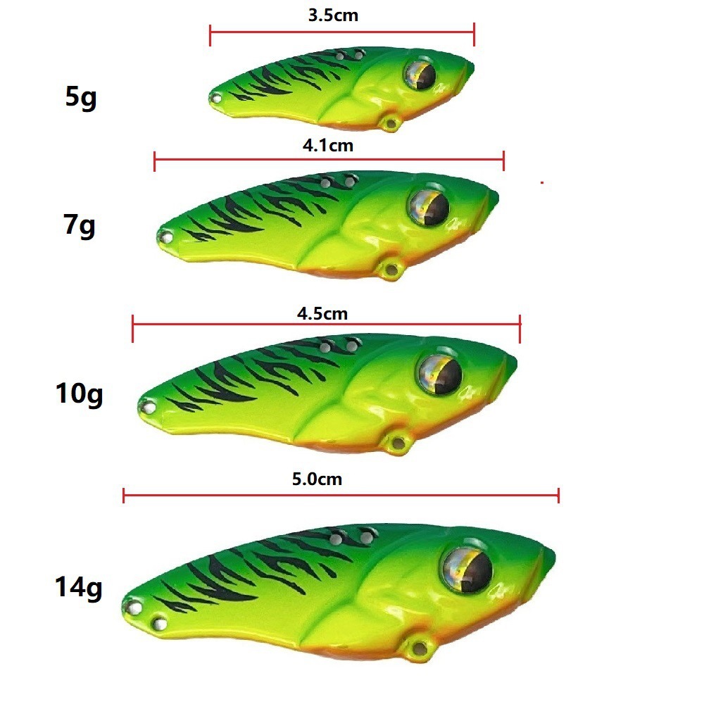 1 Stuks Metalen Vib Spinner Vi - Fishing Hook Treble recensie en prijs
