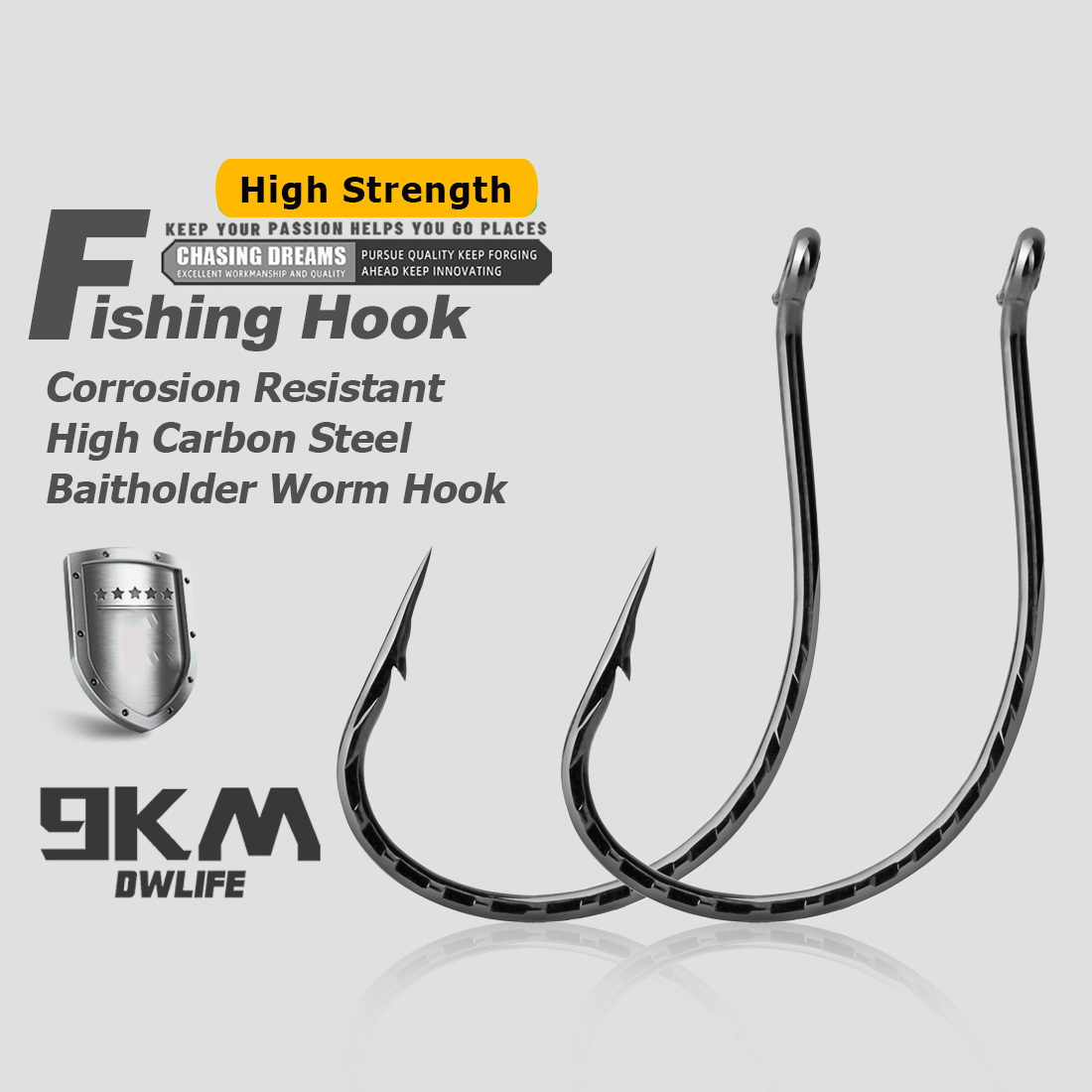 Drop Shot Hook Bass Vishaken 5 - Fishing Hook Barbless recensie en prijs