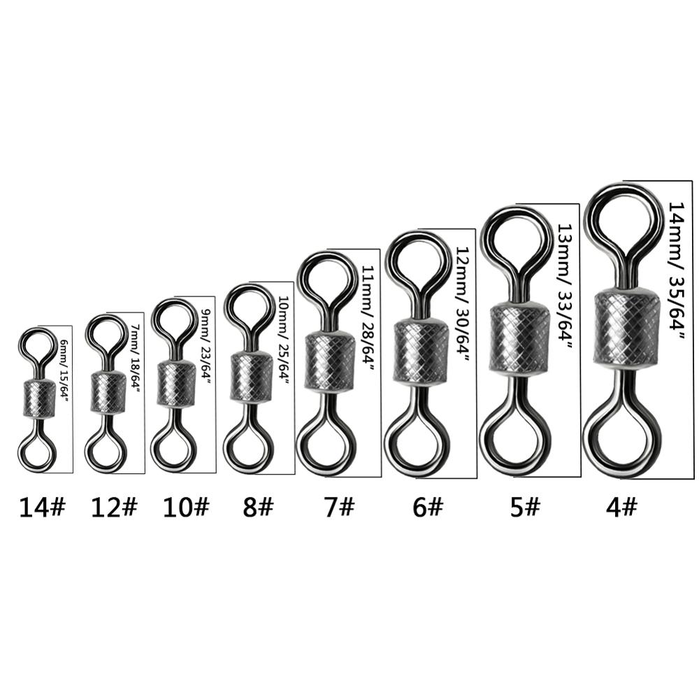 50-100 Stks/doos Vissen Swivel - Fishing Hook Circle recensie en prijs