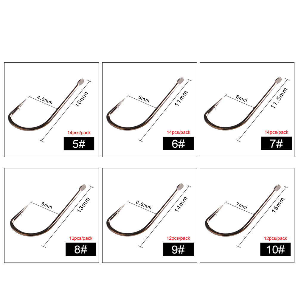 NGB 60-70 STKS Koolstofstaal S - Fishing Hook Barbless recensie en prijs