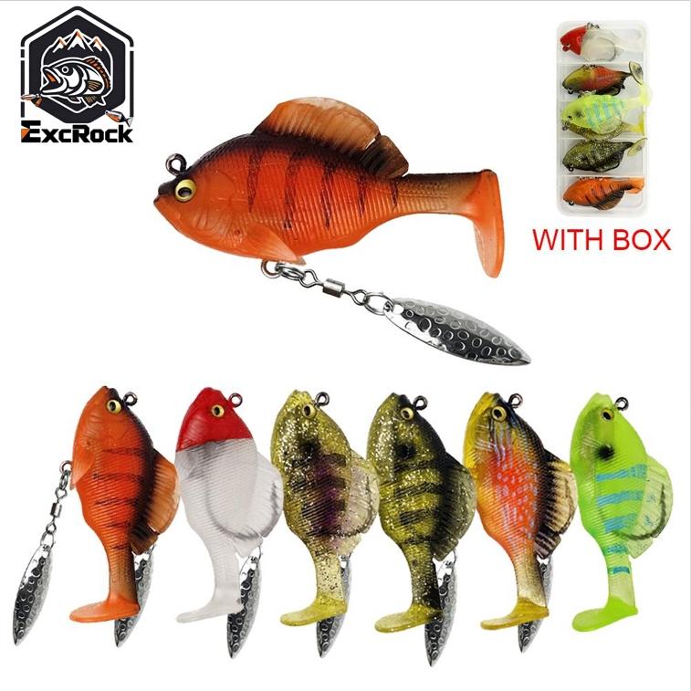 6 stuks zachte kunstaasjes, vo - Fishing Hook Weedless recensie en prijs