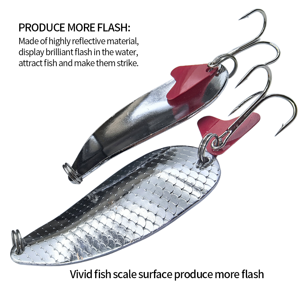 Forelvislepel Aas Zilver Goud  - Fishing Hook Treble recensie en prijs