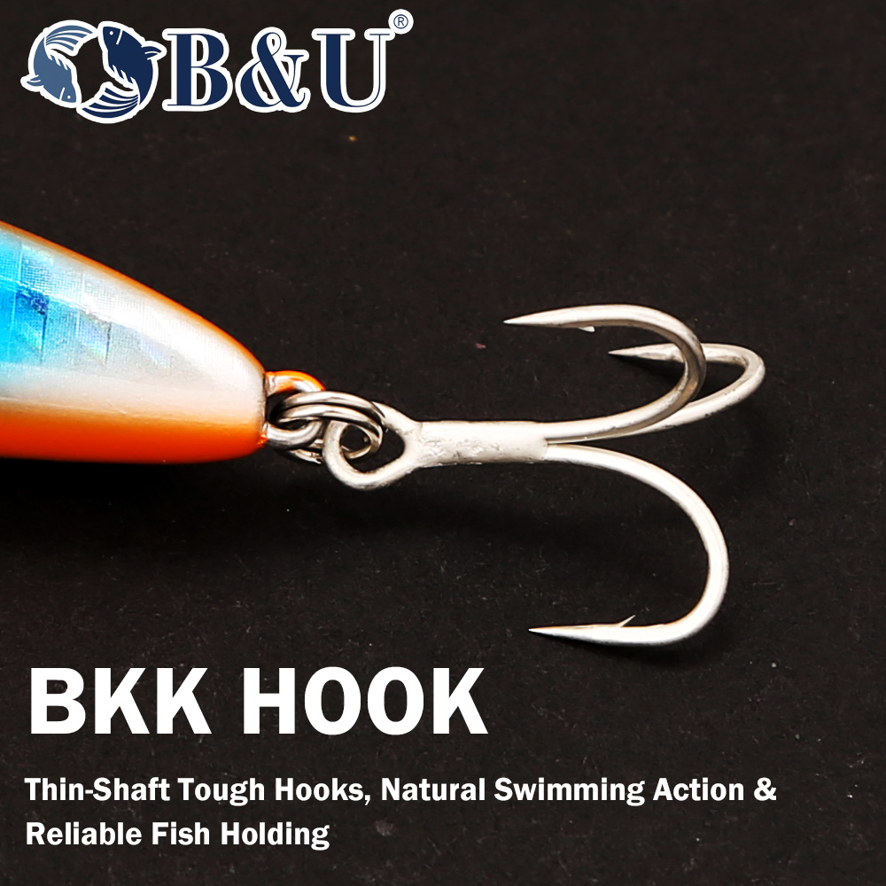 B&U zinkende zeevisserij voorn - Fishing Hook Treble recensie en prijs