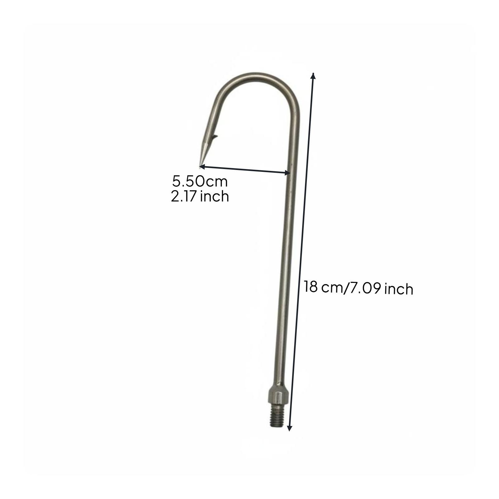 Roestvrijstalen Gaff-vishaak,  - Fishing Hook Stainless Steel recensie en prijs