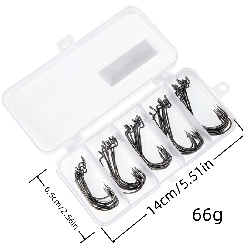 50 stuks/doos Hoogwaardig kool - Fishing Hook Stainless Steel recensie en prijs