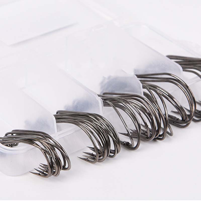 50 stuks/doos Hoogwaardig kool - Fishing Hook Stainless Steel recensie en prijs