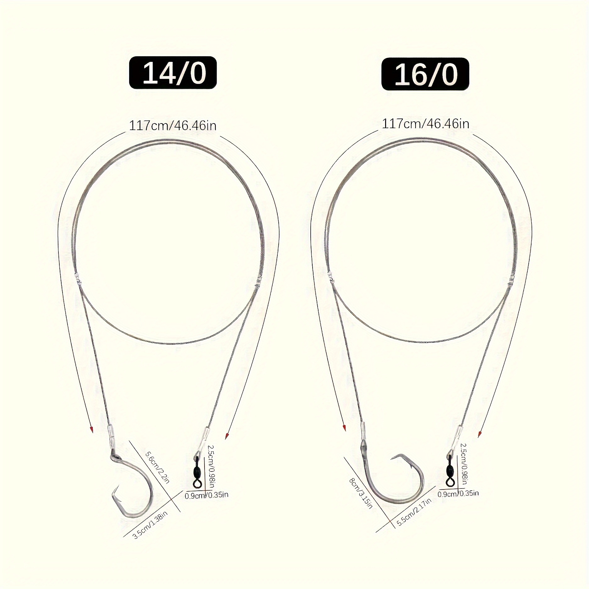 2 Stuks Cirkel Haken Rigs Viss - Fishing Hook Barbless recensie en prijs